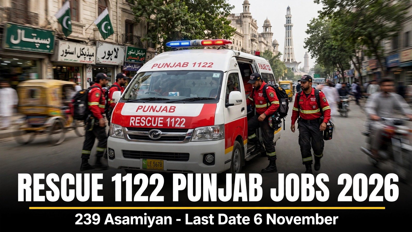 Rescue 1122 Punjab Jobs 2026